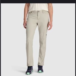 Outdoor Research Womens Ferrosi Convert Pants Hiking Active Dark Sand 14